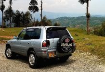 Vehicle Inspection Procedure Before And After Rental Toyota Rav 4 for Safari