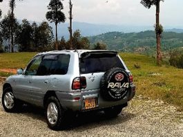 Vehicle Inspection Procedure Before And After Rental Toyota Rav 4 for Safari