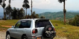 Vehicle Inspection Procedure Before And After Rental Toyota Rav 4 for Safari